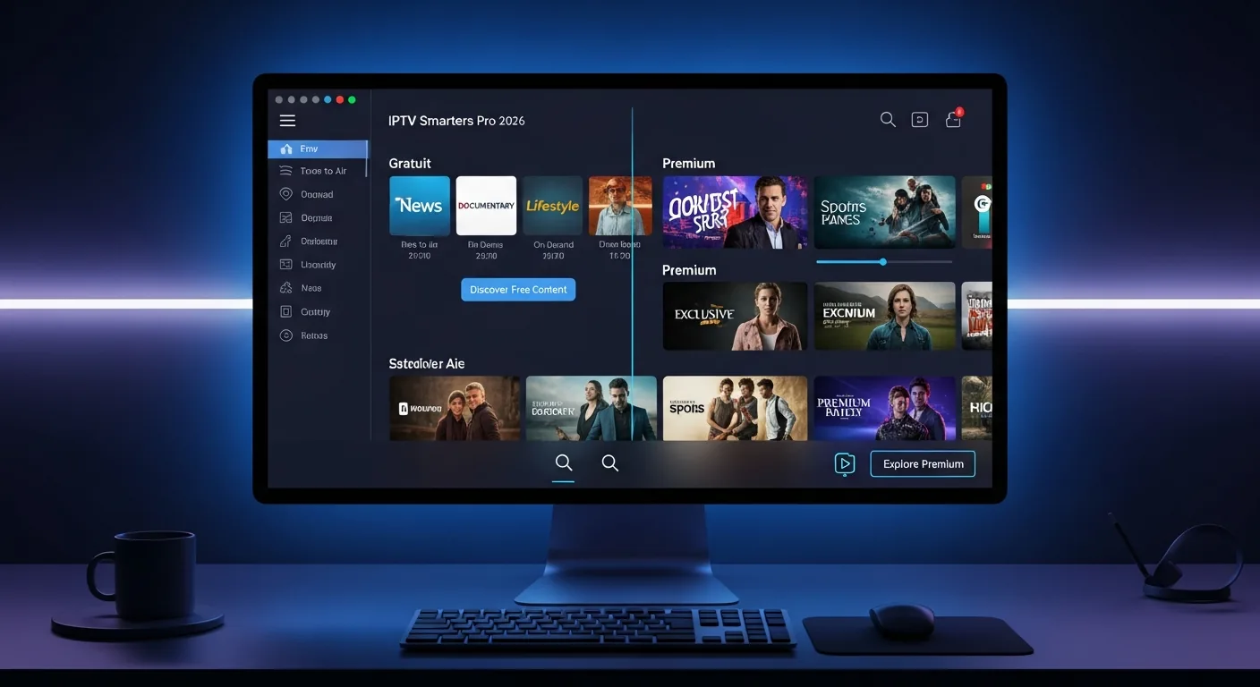 IPTV Smarters Pro : gratuit ou premium en 2026
